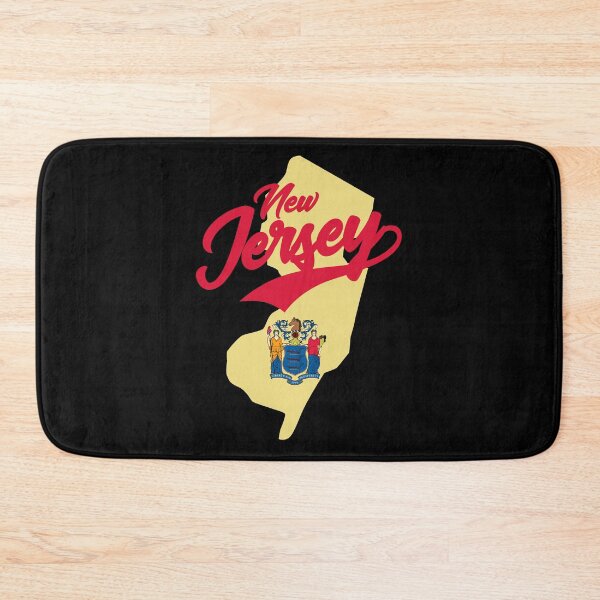 Item preview, New Jersey State Map And Flag designed and sold by aussieexplore.