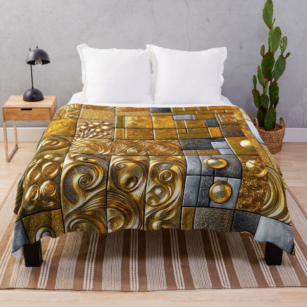 Item preview, Gustav Klimt Gold Floral designed and sold by maniacfitness.