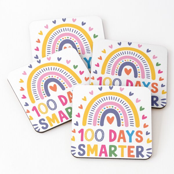Item preview, 100 Days Smarter Colorful Rainbow Design - Cute School Celebration designed and sold by Inspire-DuDe.