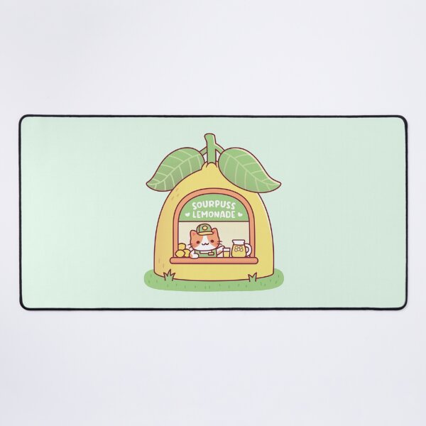 Item preview, Cute Cat In Lemon Store Sourpuss Lemonade designed and sold by rustydoodle.