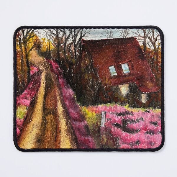 Item preview, Abandon Cottage countryside oil pastels color  designed and sold by Puifai2489.