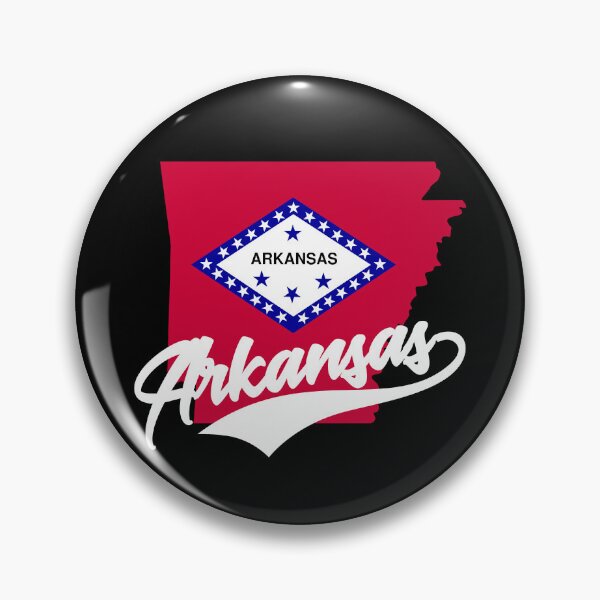 Item preview, Arkansas State Map And Flag designed and sold by aussieexplore.