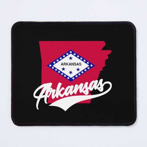 Item preview, Arkansas State Map And Flag designed and sold by aussieexplore.