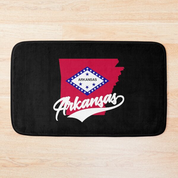Item preview, Arkansas State Map And Flag designed and sold by aussieexplore.