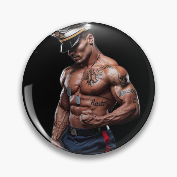 Item preview, Semper Fi Marines Tom of Finland Tribute Military Gay Pride Graphic Design designed and sold by ItsAKinkThing.
