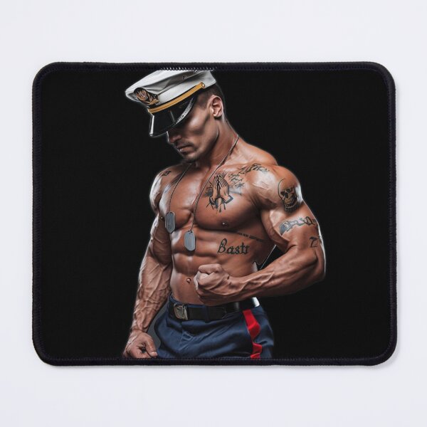 Item preview, Semper Fi Marines Tom of Finland Tribute Military Gay Pride Graphic Design designed and sold by ItsAKinkThing.