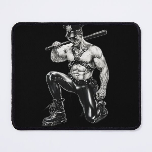 Item preview, Leather Love Cop Tom of Finland Tribute Daddy Gay Pride Graphic Design designed and sold by ItsAKinkThing.