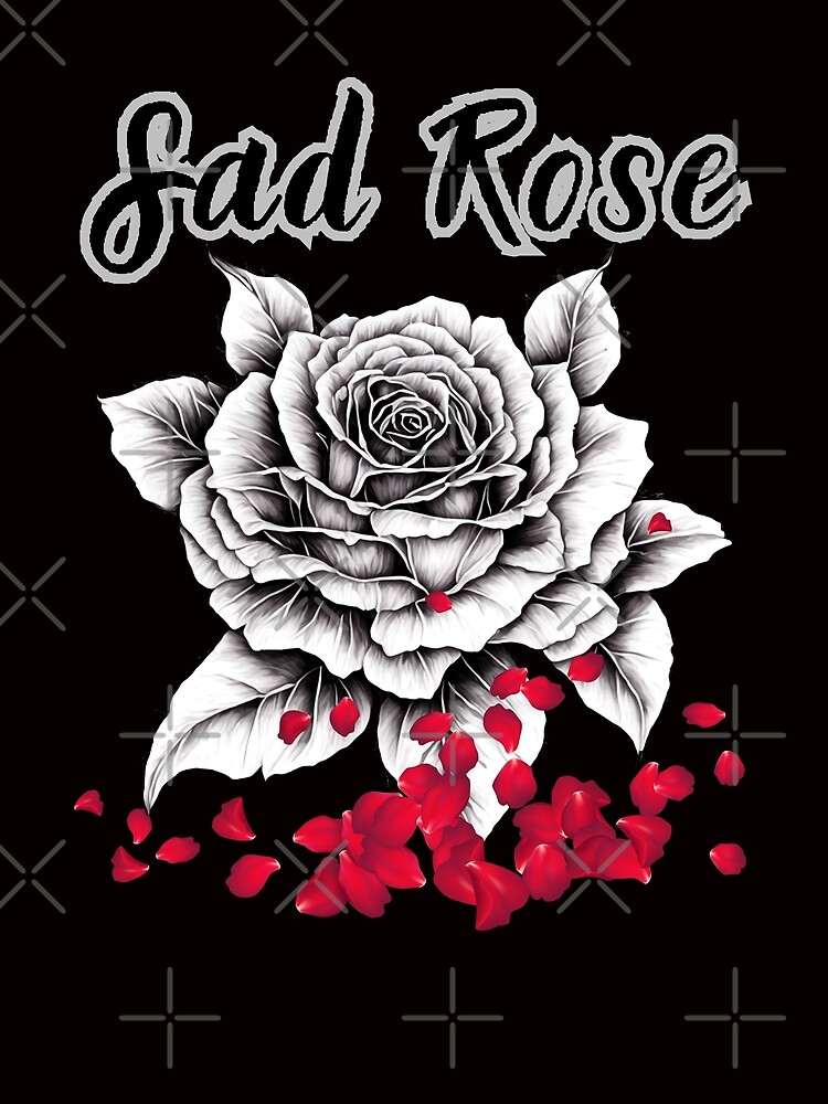 Thumbnail 3 of 3, Scarf, SAD ROSE designed and sold by Tadeusz1.
