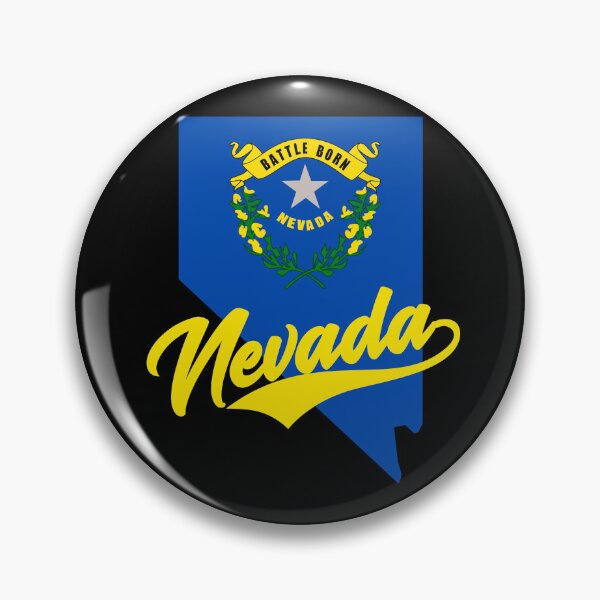Item preview, Nevada State Map And Flag designed and sold by aussieexplore.
