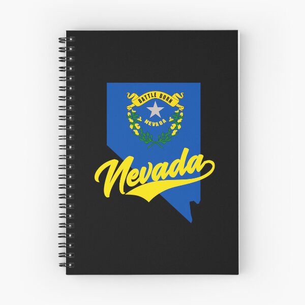Item preview, Nevada State Map And Flag designed and sold by aussieexplore.