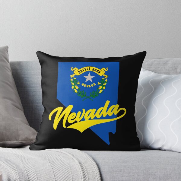 Item preview, Nevada State Map And Flag designed and sold by aussieexplore.