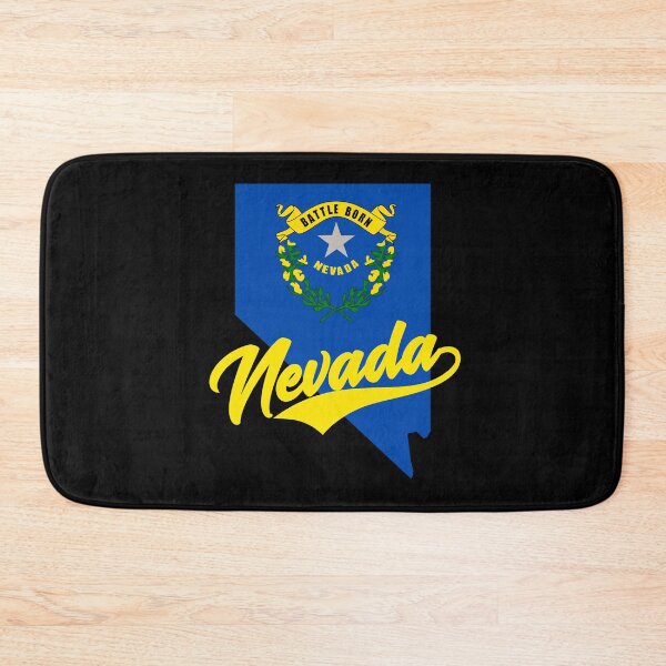 Item preview, Nevada State Map And Flag designed and sold by aussieexplore.