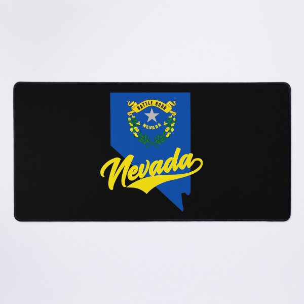 Item preview, Nevada State Map And Flag designed and sold by aussieexplore.