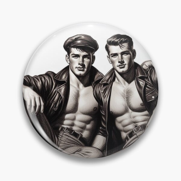 Item preview, 1940 One Of The Boys Tom of Finland Tribute Leather Bikers Pride Graphic Design designed and sold by ItsAKinkThing.