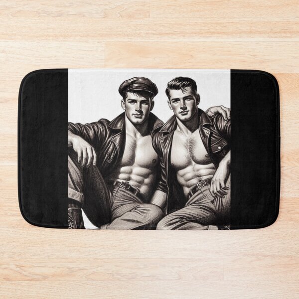 Item preview, 1940 One Of The Boys Tom of Finland Tribute Leather Bikers Pride Graphic Design designed and sold by ItsAKinkThing.