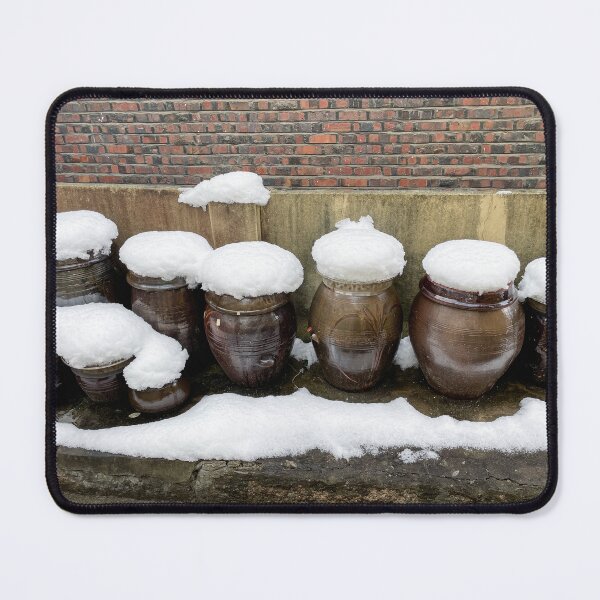 Item preview, Snow covered crocks at house JANGDOKDAE designed and sold by suwolstock.