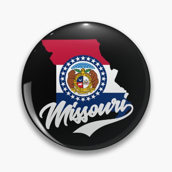 Item preview, Missouri State Map And Flag designed and sold by aussieexplore.