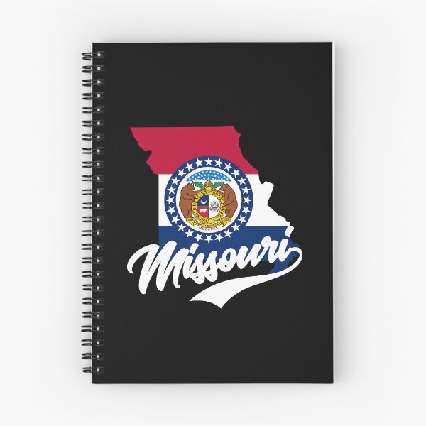 Item preview, Missouri State Map And Flag designed and sold by aussieexplore.