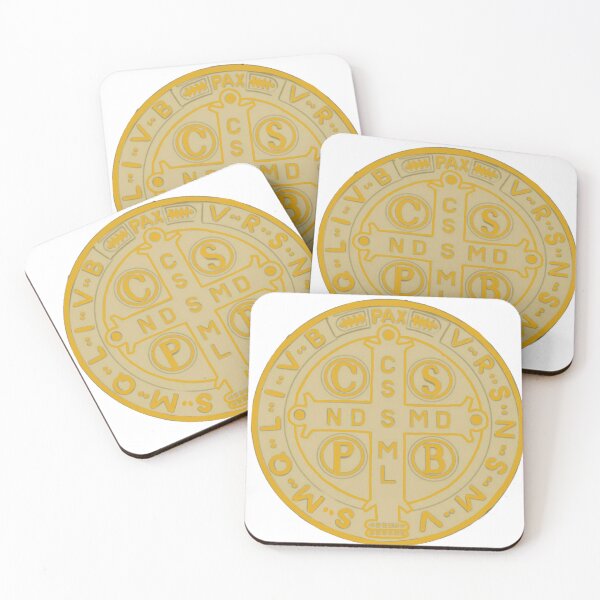 Item preview, Saint Benedict medal gold back designed and sold by Betojimenez13.