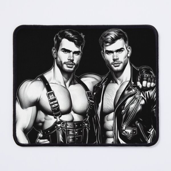 Item preview,  Leather Bar Daddies Tom of Finland Tribute Leder Pride Graphic Design designed and sold by ItsAKinkThing.
