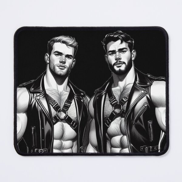 Item preview, Gay Leather Daddies Rock Tom of Finland Tribute Leder Pride Graphic Design designed and sold by ItsAKinkThing.