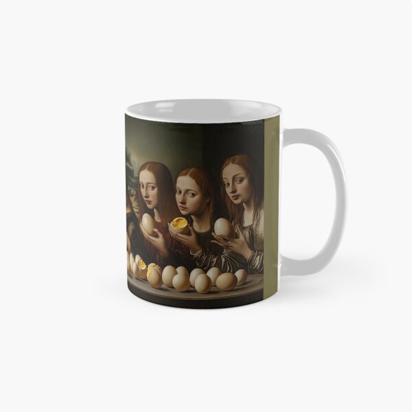 Item preview, Mona Lisa winning a deviled egg eating contest designed and sold by Inventobot.