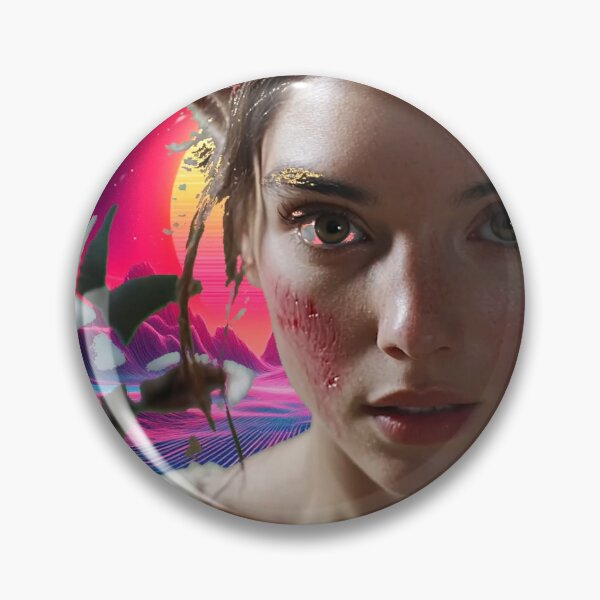 Item preview, girl with goat cheeks designed and sold by Inventobot.