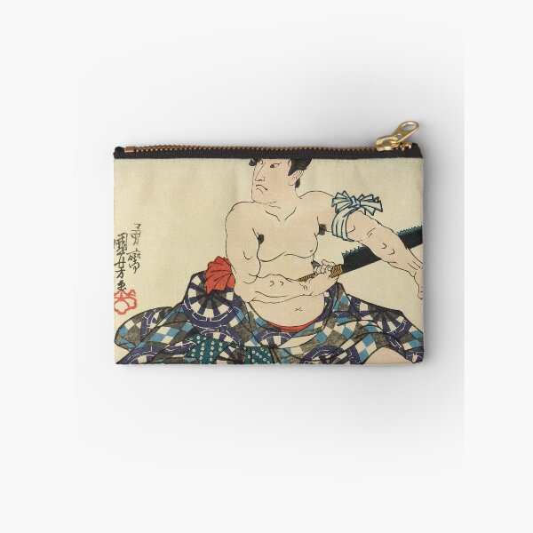 Item preview, Samurai Committing Seppuku - Vintage Japanese Ukiyo-e Woodblock designed and sold by VintageSpaceArt.