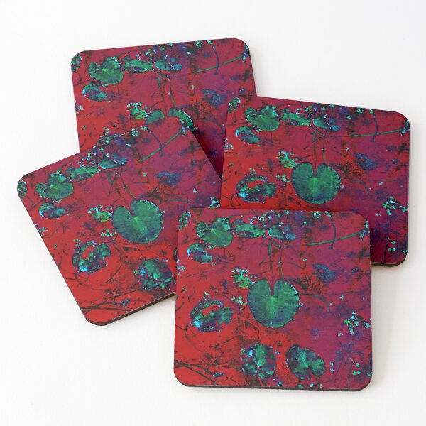 Item preview, Psychedelic Water Lily Neon Nature Vibes designed and sold by ariverrr.