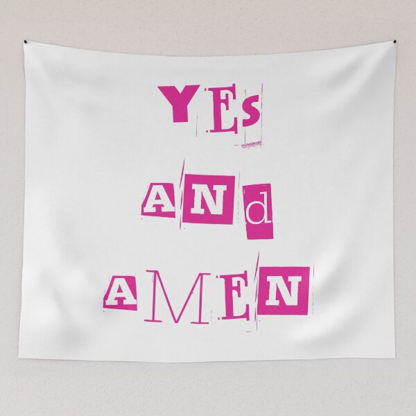 Item preview, Yes and Amen designed and sold by RebiskaCreates.