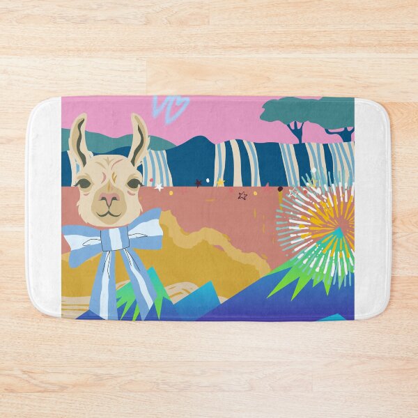 Item preview, Mountain, colorful, floral landscape, plants designed and sold by Abelievingheart.