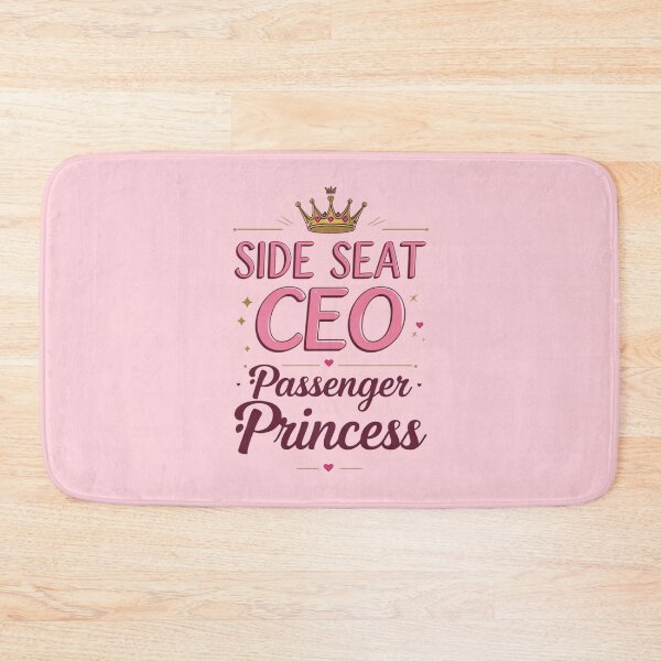 Item preview, side seat CEO | funny passenger princess designed and sold by Drive-Darling.