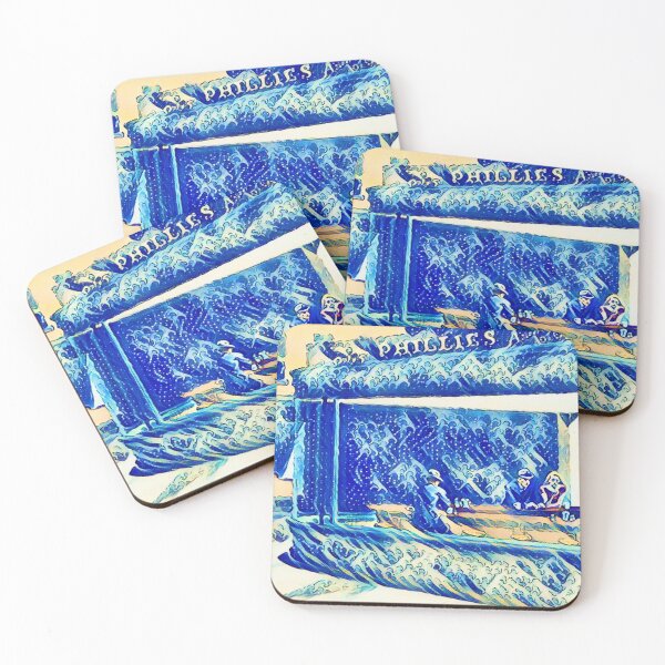 Item preview,  Nighthawks Edward Hopper & Great Wave off Kanagawa by Hokusai  MASHUP. designed and sold by CristalleLisa.