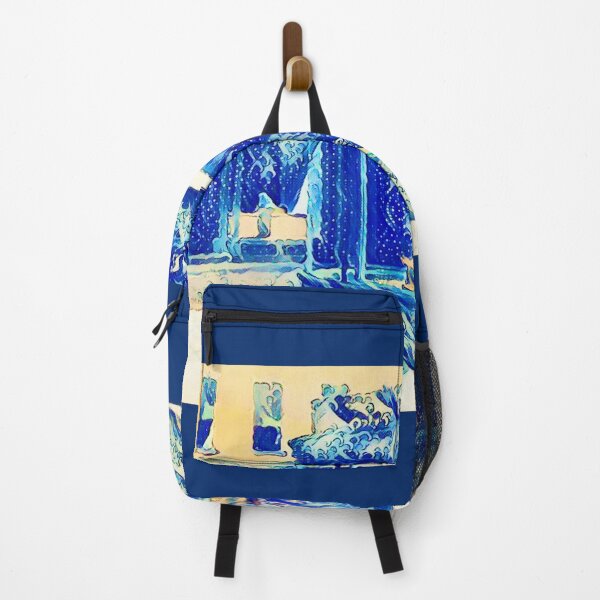 Item preview, Nighthawks Edward Hopper & Great Wave off Kanagawa by Hokusai MASHUP. designed and sold by CristalleLisa.