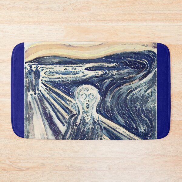 Item preview, Mashup of The Great Wave off Kanagawa and The Scream. Two famous paintings. designed and sold by CristalleLisa.