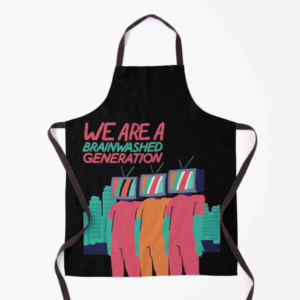 Item preview, We Are a Brainwashed Generation - Thought-Provoking Retro - Dystopia designed and sold by pixelated_echoes.