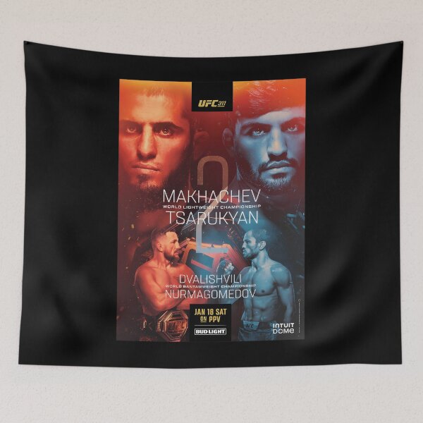 Item preview, UFC 311: Makhach.ev Vs Tsaruky.an, Nurmagomed.ov Vs Mer.ab designed and sold by Vermilune.