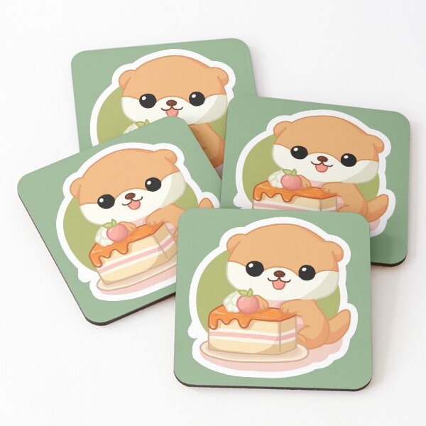 Item preview, Caramel Cake Otter designed and sold by GlowInSnow.