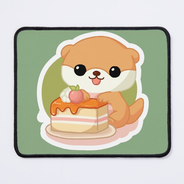 Item preview, Caramel Cake Otter designed and sold by GlowInSnow.