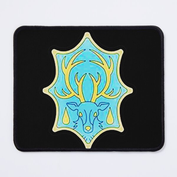 Item preview, Anime Aqua Deer Magic Squad Crest Design – Mystic Symbol Art designed and sold by AbnormalAdorn.