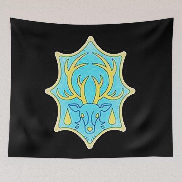 Item preview, Anime Aqua Deer Magic Squad Crest Design – Mystic Symbol Art designed and sold by AbnormalAdorn.