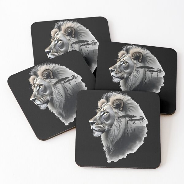 Item preview, LION in the African savannah save the Lions cat lover nature enthusiast design.  designed and sold by Jt41.