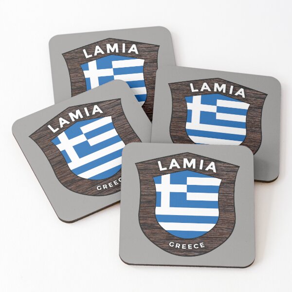 Item preview, Lamia Greece Emblem Flag designed and sold by World Designs.