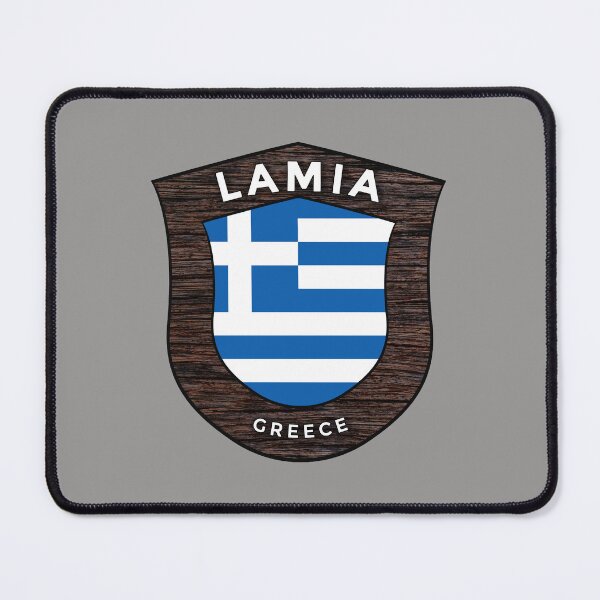Item preview, Lamia Greece Emblem Flag designed and sold by World Designs.