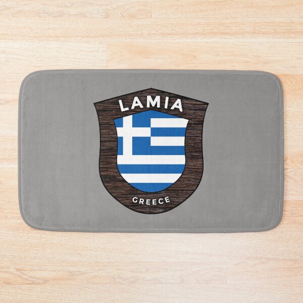 Item preview, Lamia Greece Emblem Flag designed and sold by World Designs.