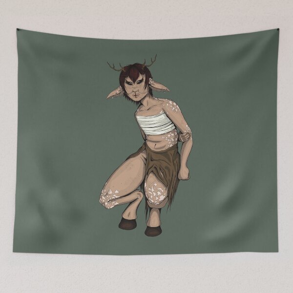 Item preview, Faun (Color) designed and sold by BubblingStatic.