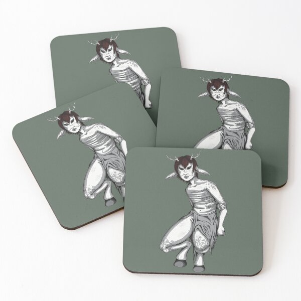 Item preview, Black and White Faun designed and sold by BubblingStatic.