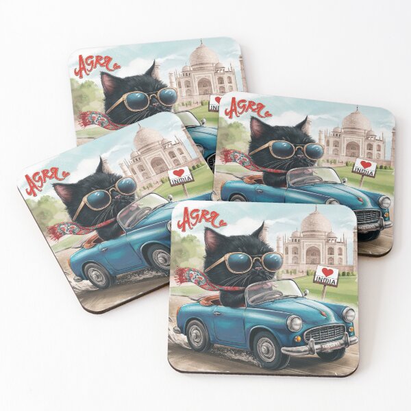 Item preview, Cat on tour - I love India! - Taj Mahal designed and sold by lavka-xd.