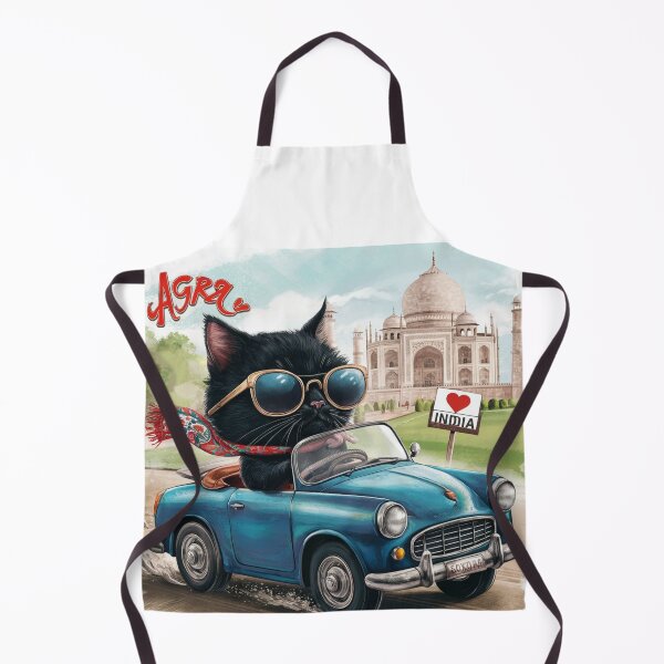 Item preview, Cat on tour - I love India! - Taj Mahal designed and sold by lavka-xd.