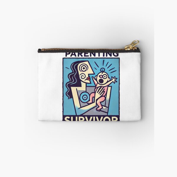 Item preview, Parenting Survivor – Minimalist Cubism Art T-Shirt designed and sold by OzzFrequency.